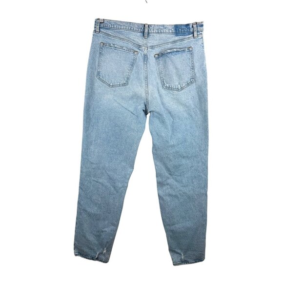 Abercrombie & Fitch 90s straight leg ultra high jeans retro boho sz 33L - Picture 3 of 8